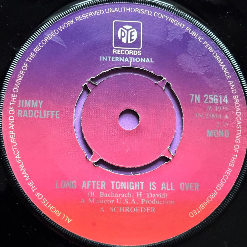 Jimmy Radcliffe-Long after tonight is all over-Pye E+
