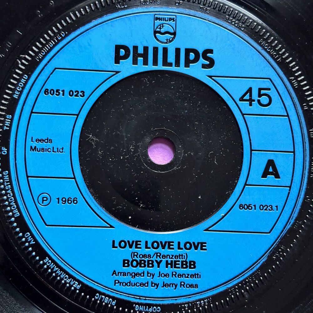 Bobby Hebb-Love love love-UK Philips 2nd E+