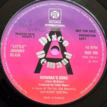 Little Johnny Blair-Momma's gone-UK Pye wol E+