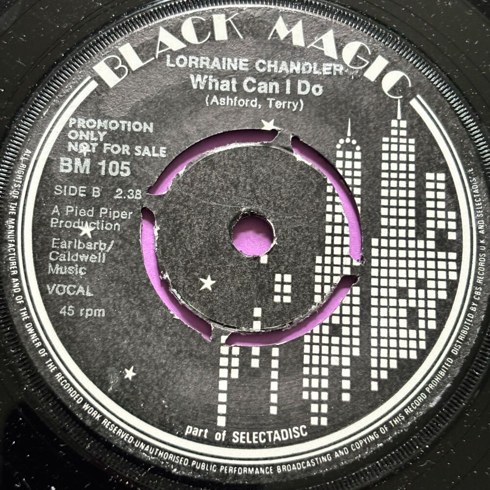 Lorraine Chandler-Love you baby/ What can I do-Black Magic E+