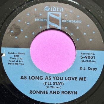 Ronnie and Robyn-As long as you love me/ Sidra's theme-Sidra R E+