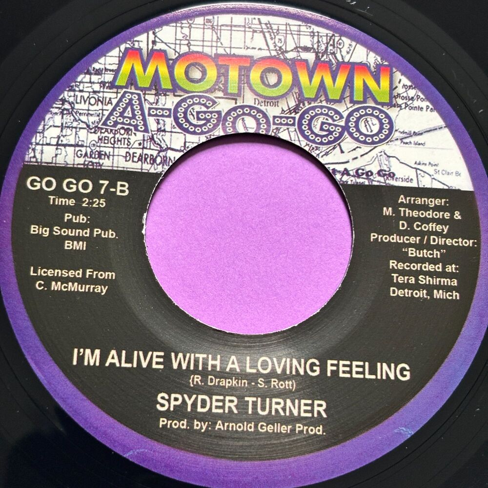 Spyder-I'm alive with a loving feeling-Motown R E+