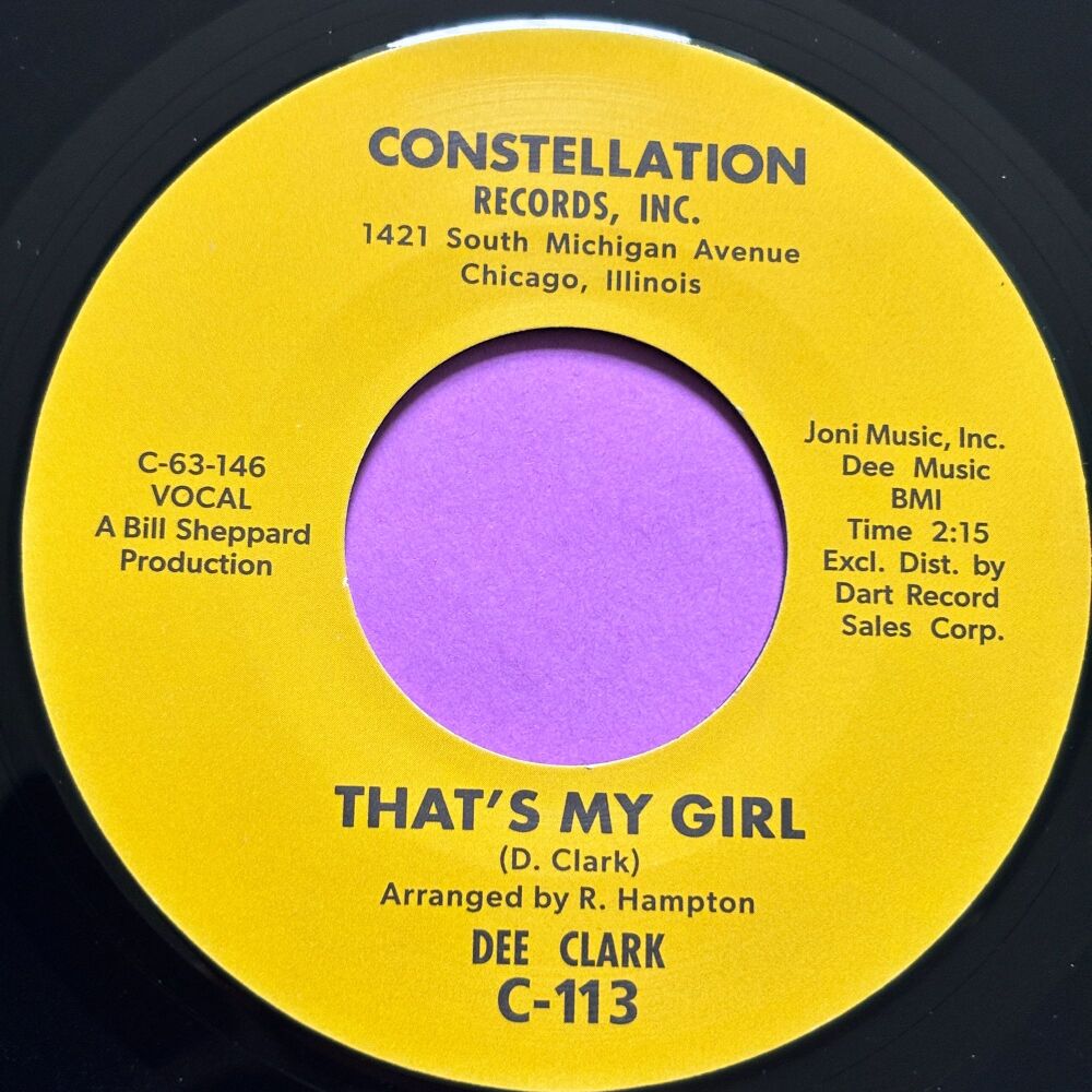 Dee Clark-That's my girl-Constellation R M-