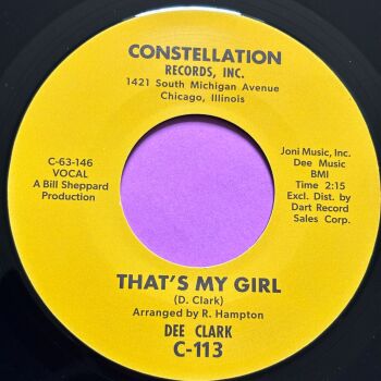 Dee Clark-That's my girl-Constellation R M-