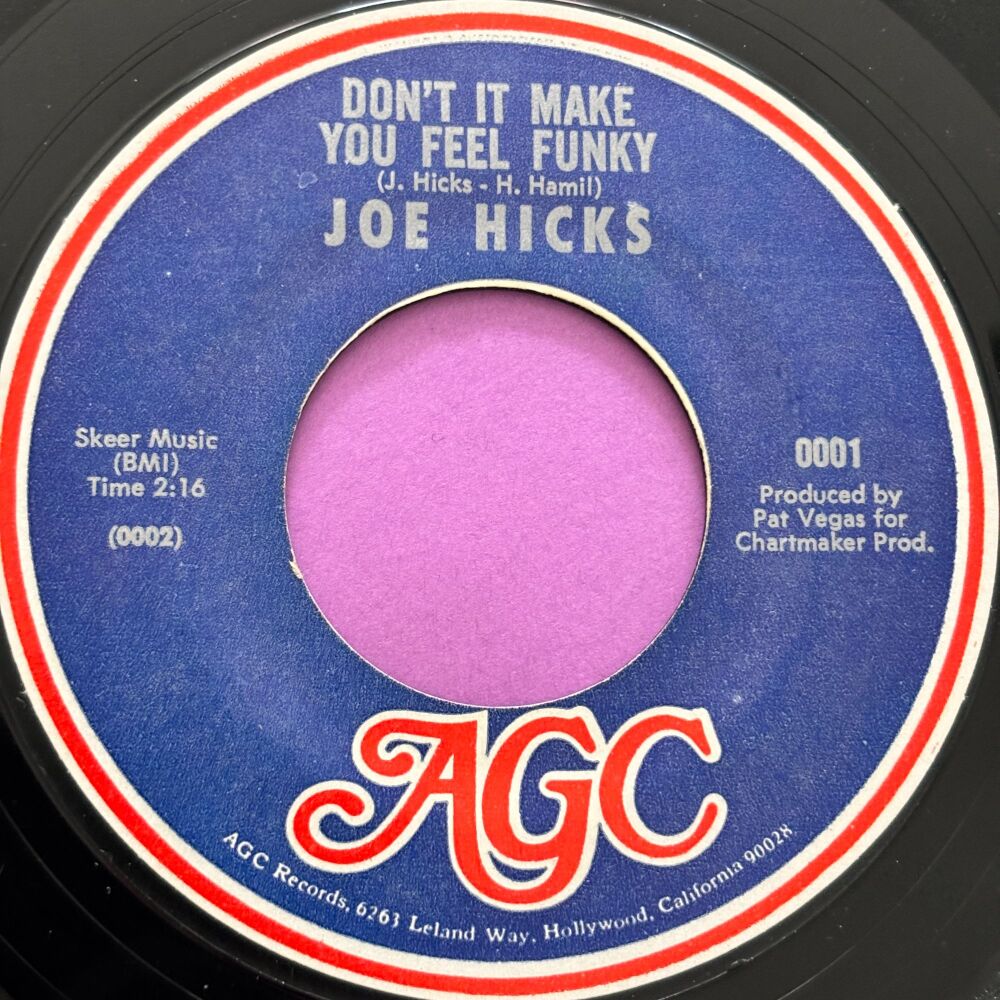 Joe Hicks-Don't it make you feel funky-AGC R E+