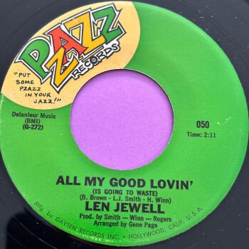Len Jewel-All my good lovin-Pzazz R E+