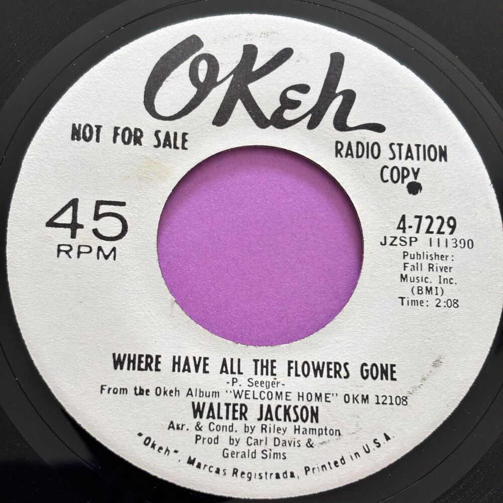 Walter Jackson-Where have all the flowers gone-Okeh WD R E+