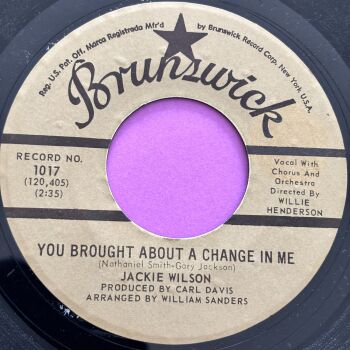 Jackie Wilson-You brought about a change in me-Brunswick R E+
