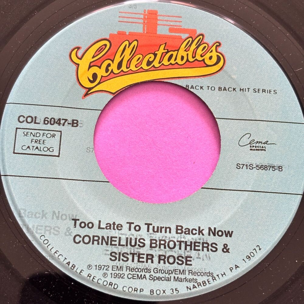Cornelius Brothers-Too late to turn back now-Collectables E+