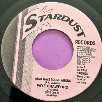 Faye Crawford-What have I done wrong-Stardust E+