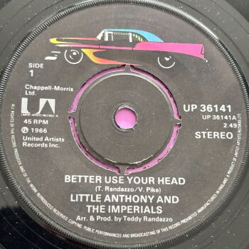 Little Anthony-Better use your head-UA E