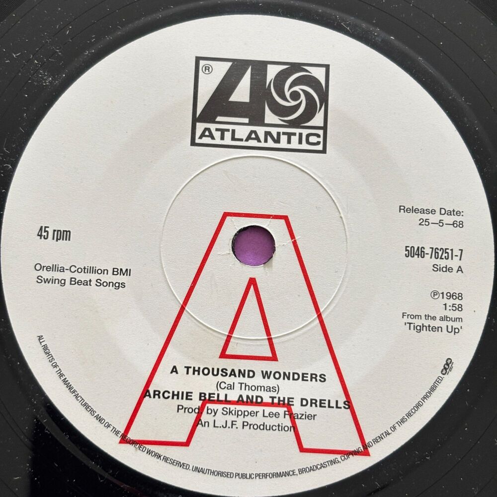 Archie Bell-A thousand wonders-Atlantic R E+