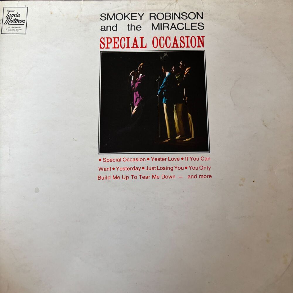 Smokey Robinson & the Miracles-Special occasion-TMG LP E+