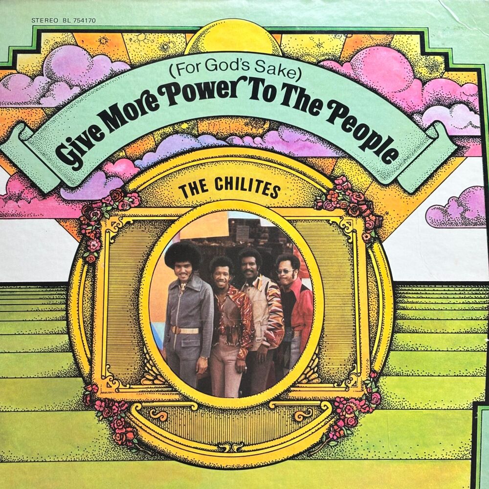 Chi-Lites-Give more power to the people-Brunswick LP E+