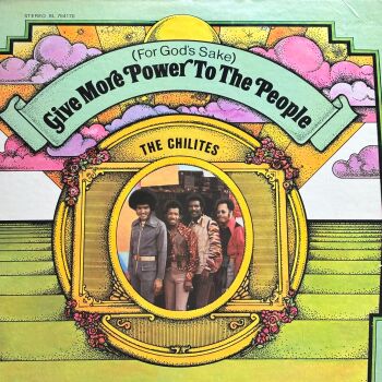 Chi-Lites-Give more power to the people-Brunswick LP E+