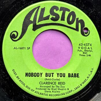 Clarence Reid-Nobody but you babe-Alston M-