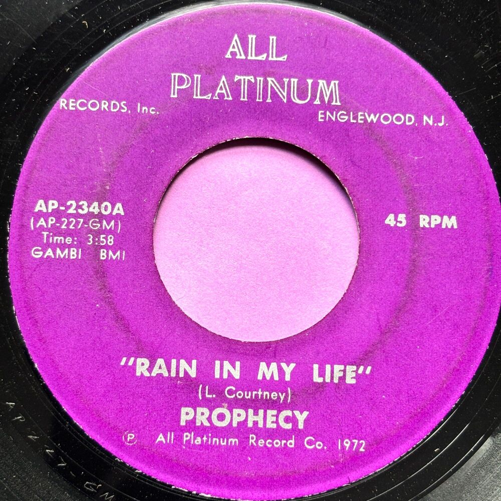 Prophecy-Rain in my life-All Platinum E