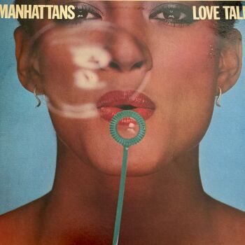 Manhattans-Love talk-CBS LP E+