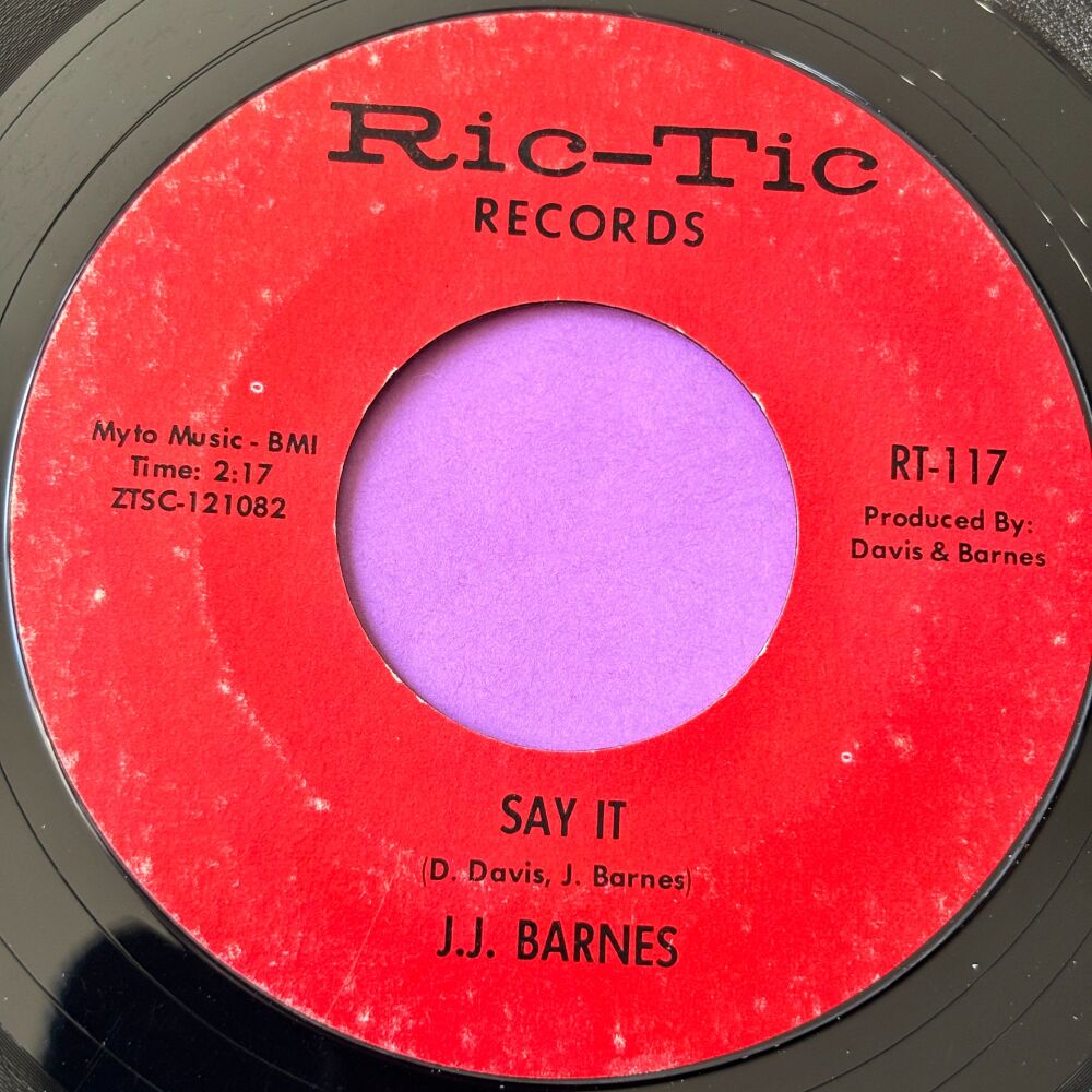J.J Barnes-Say it/ Deeper in love-Ric-Tic E