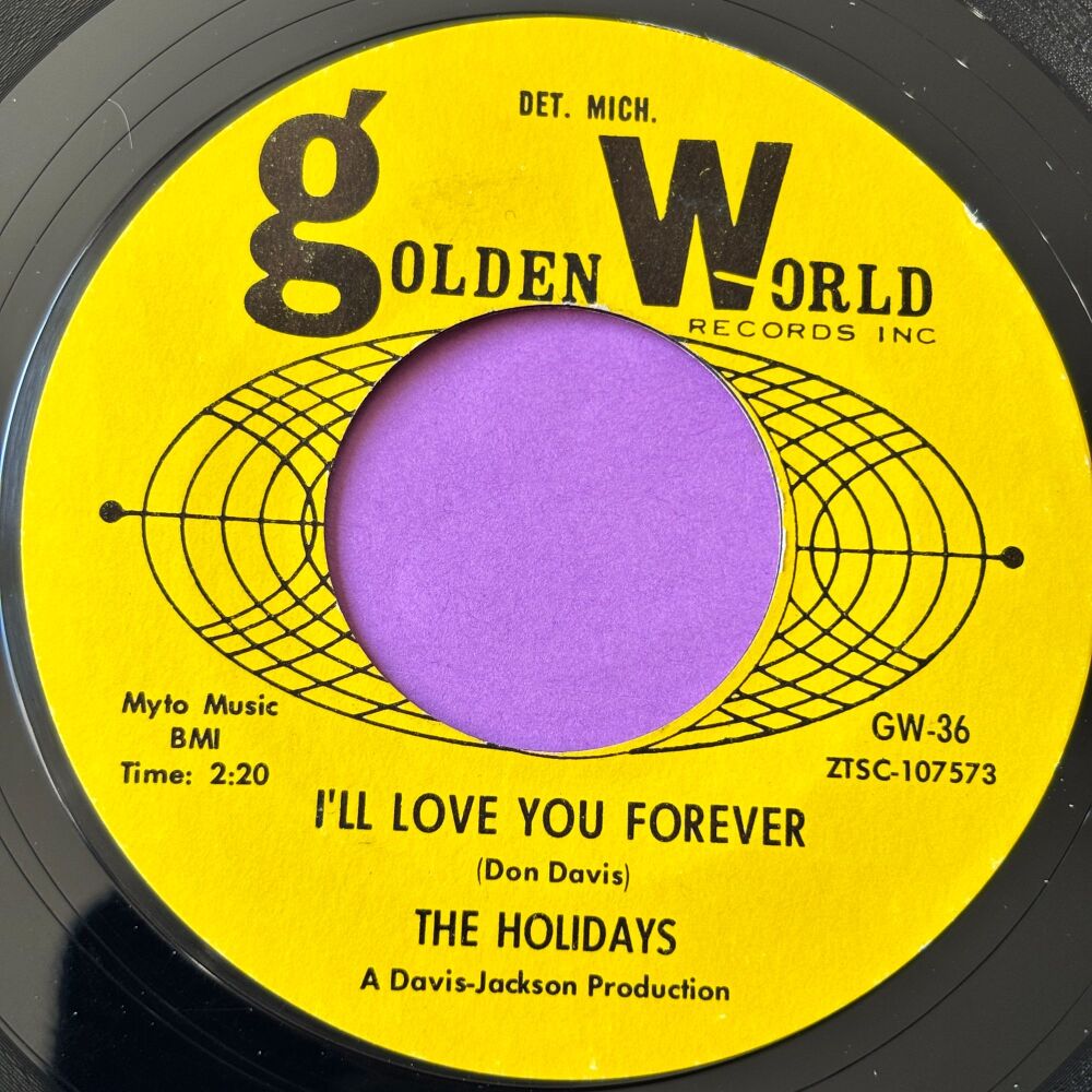 Holidays-I love you forever-Golden World E+