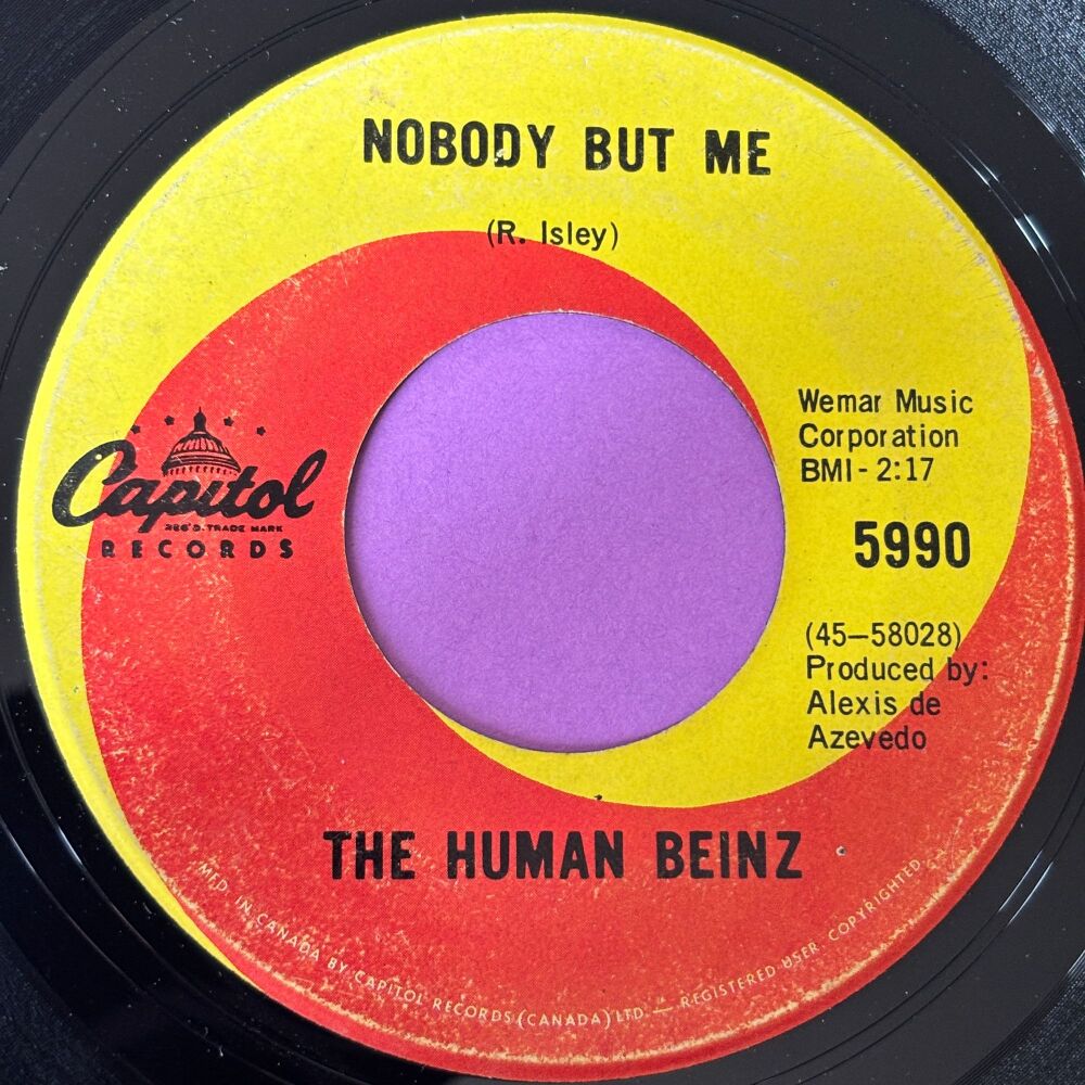 Human Beinz-Nobody but me-Capitol Canadian E