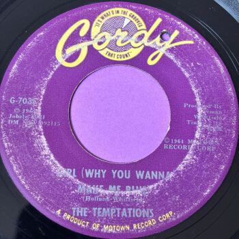 Temptations-Girl why you wanna make me blue-Gordy vg+