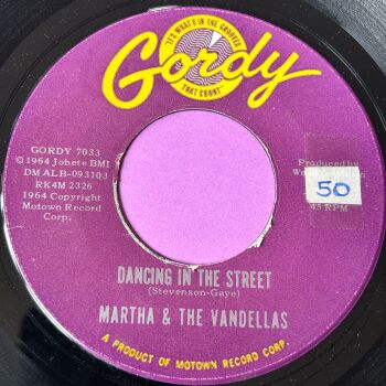 Martha Reeves-Dancing in the street-Gordy stkr E+