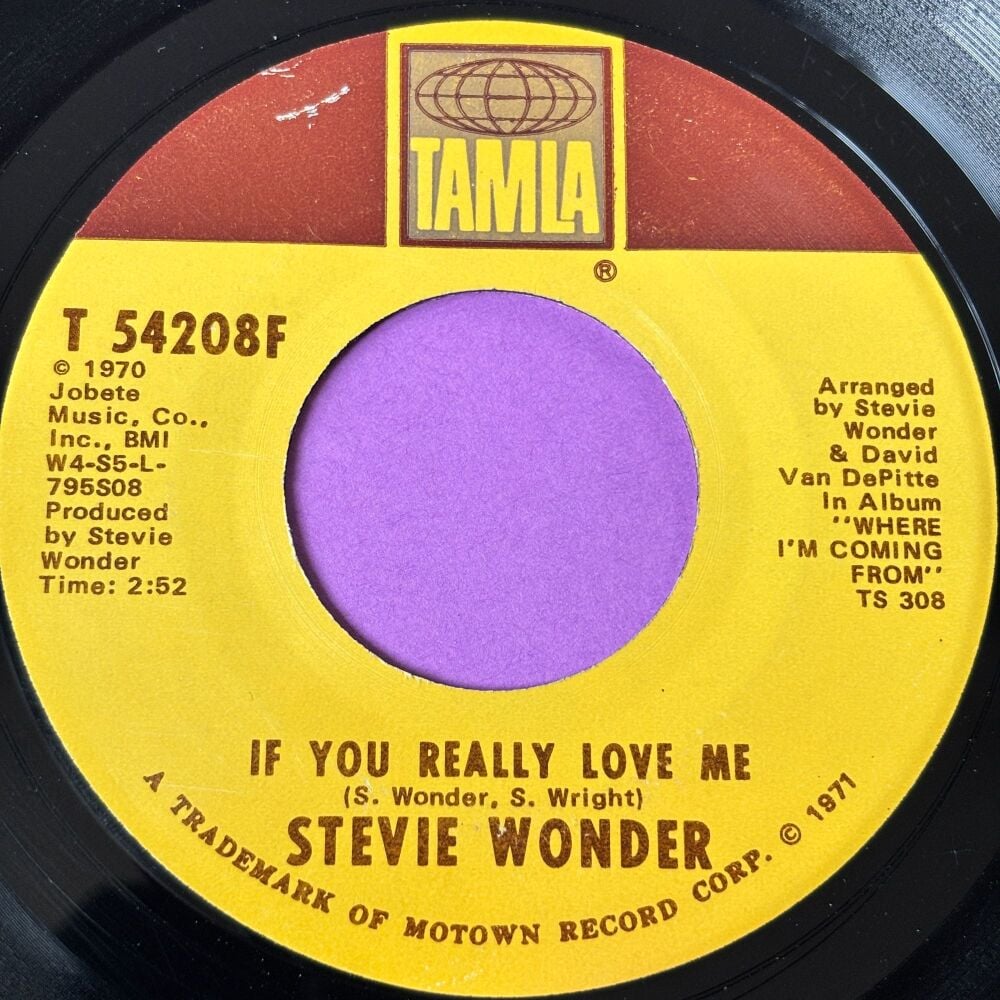 Stevie Wonder-If you really love me-Tamla E+