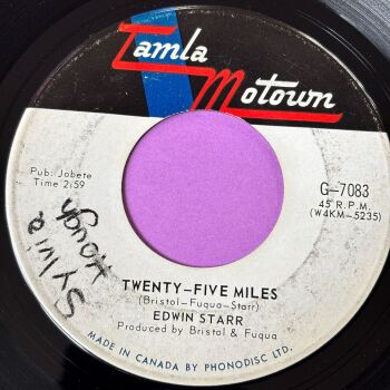 Edwin Starr-Twenty-five miles-Canadian Motown vg+
