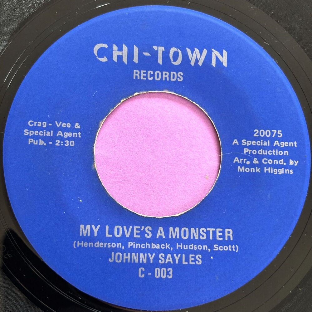 Johnny Sayles-My love's a monster-Chi-Town E+