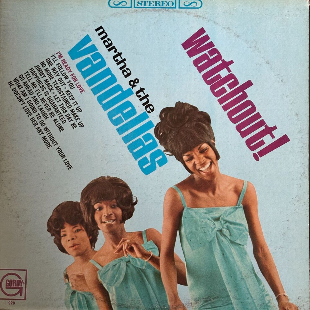 Martha Reeves-Watchout!-Gordy LP E+