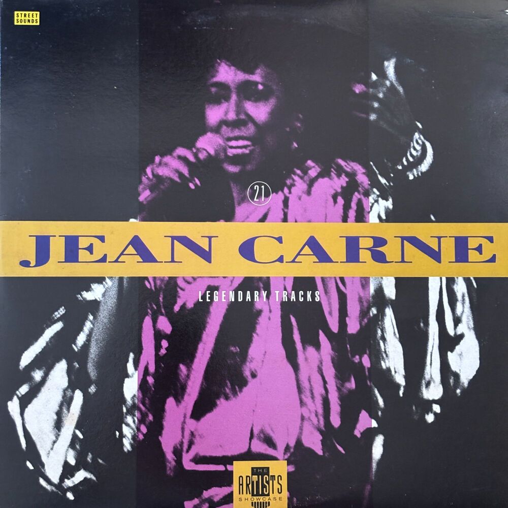 Jean Carne-Legendary tracks-Street sounds LP signed E+