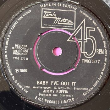 Jimmy Ruffin-Baby you've got it-TMG 577 E+