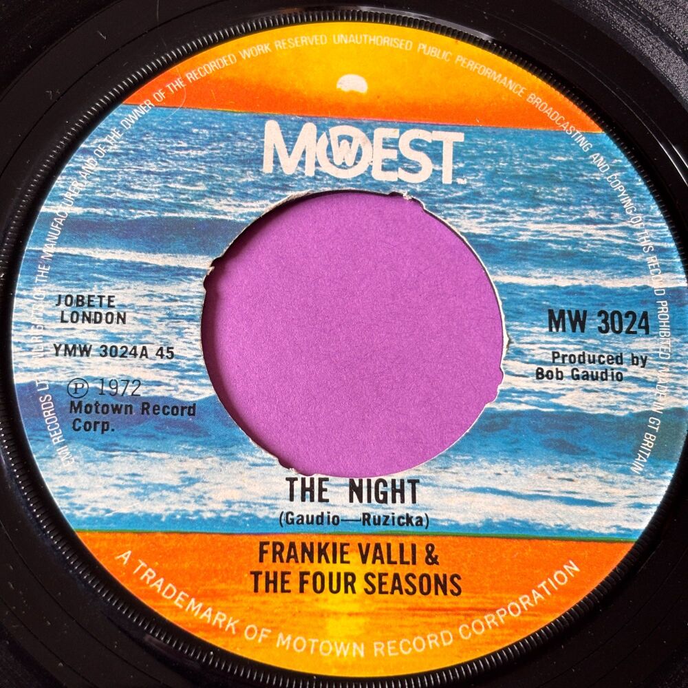 Frankie Valli-The night-Mowest  noc vg+