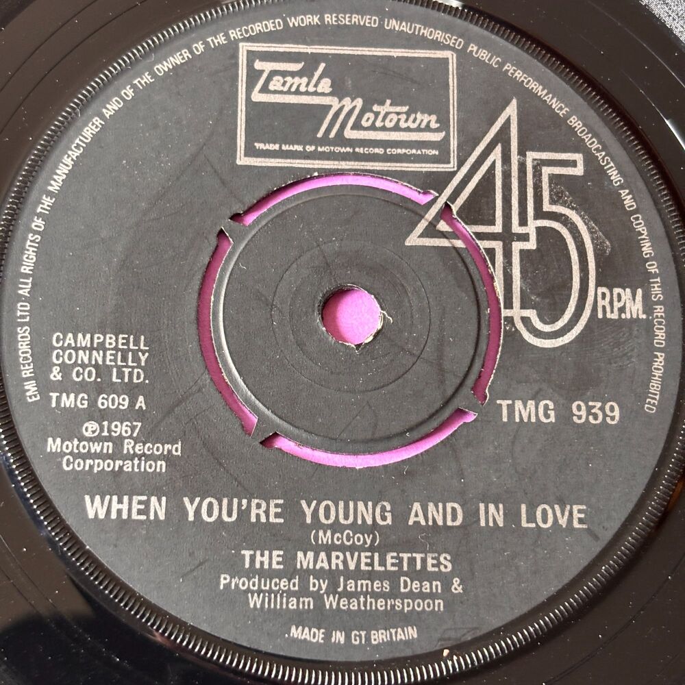 Marvelettes-When you're young and in love-TMG 939 E+