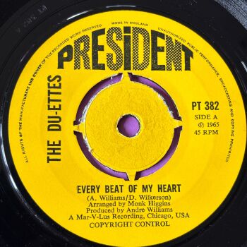 Du-Ettes-Every beat of my heart-UK President E