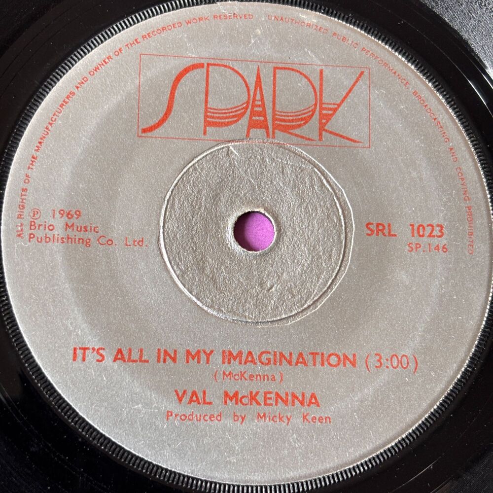 Val McKenna-It's all in my imagination-UK Spark vg+