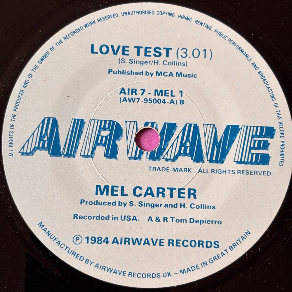 Mel Carter-Love test-Air Wave E+