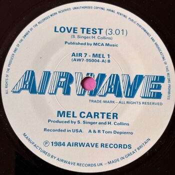 Mel Carter-Love test-Air Wave E+