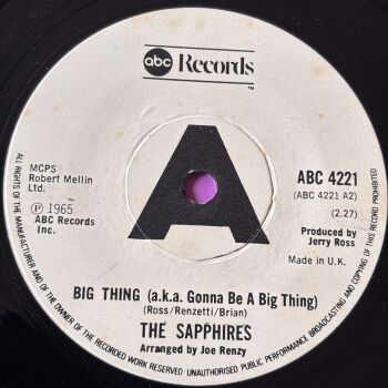 Sapphires-Gonna be a big thing-UK ABC E+