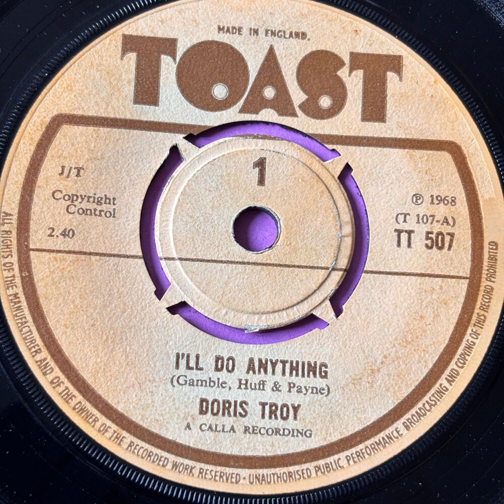 Doris Troy-I'll do anything-UK Toast E+