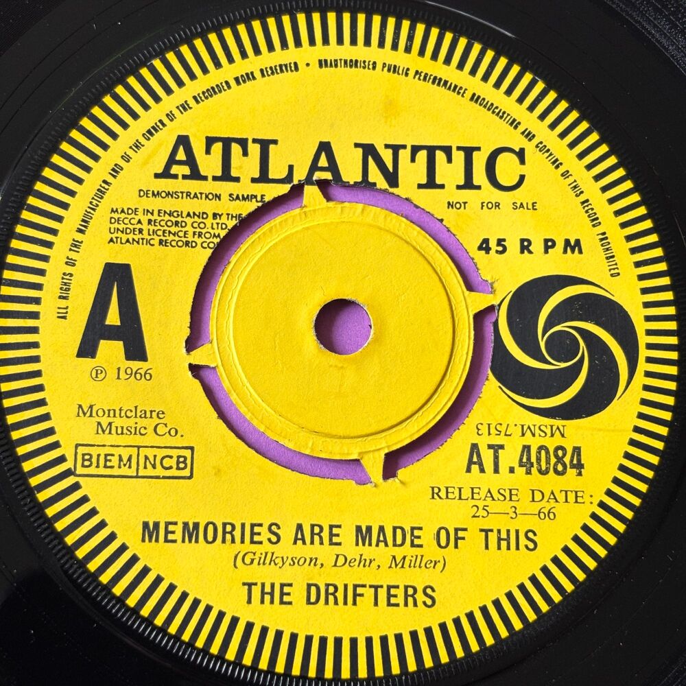 Drifters-Memories are made of this-UK Atlantic Demo E+