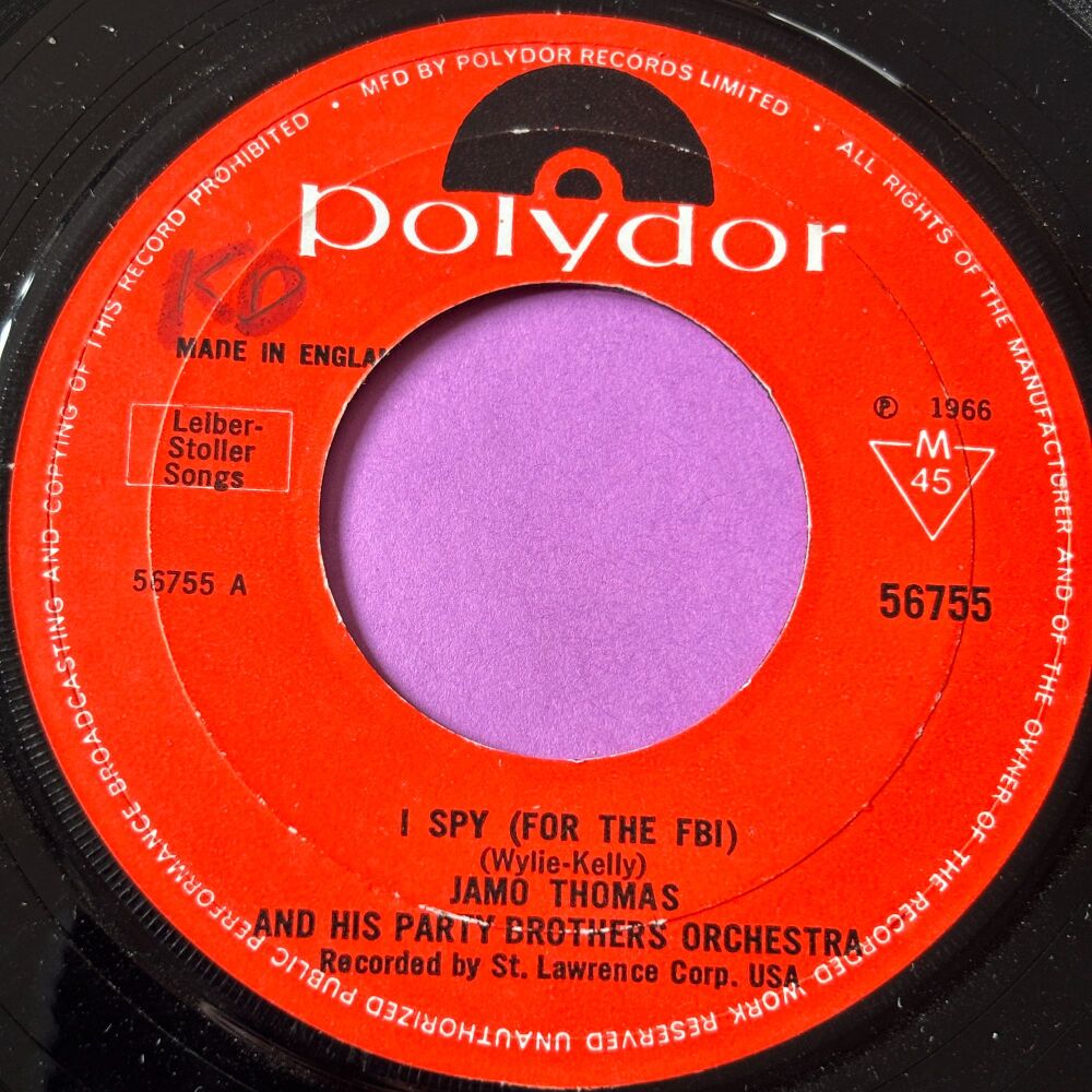 Jamo Thomas-I spy for the FBI-UK Polydor wol E
