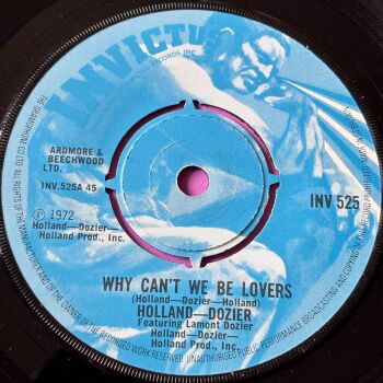Holland Dozier-Why can't we be lovers-UK Invictus E