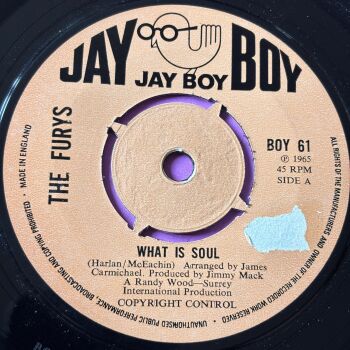 Furys-What is soul/ I lost my baby-UK Jay Boy LT E+