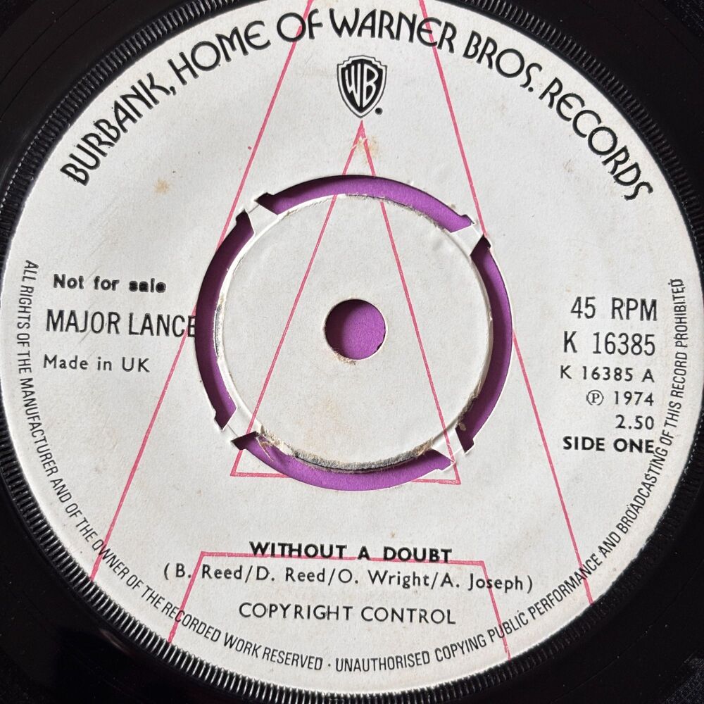 Major Lance-Without a doubt-UK WB WD E+
