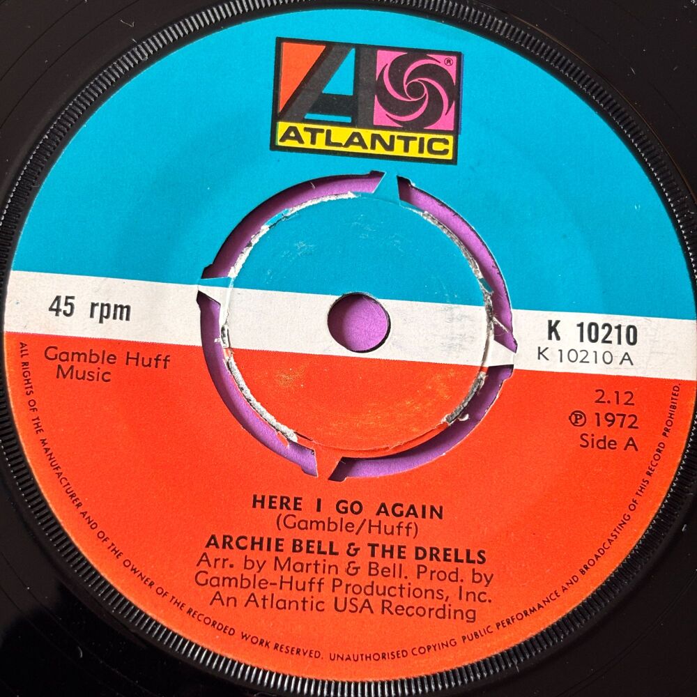 Archie Bell-Here I go again-UK Atlantic vg+