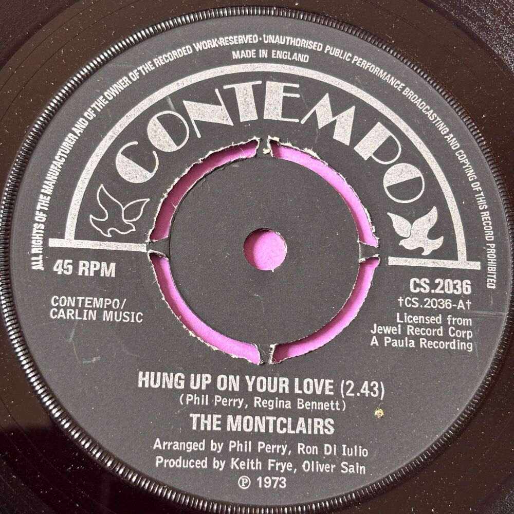 Montclairs-Hung up on your love-UK Contempo E+