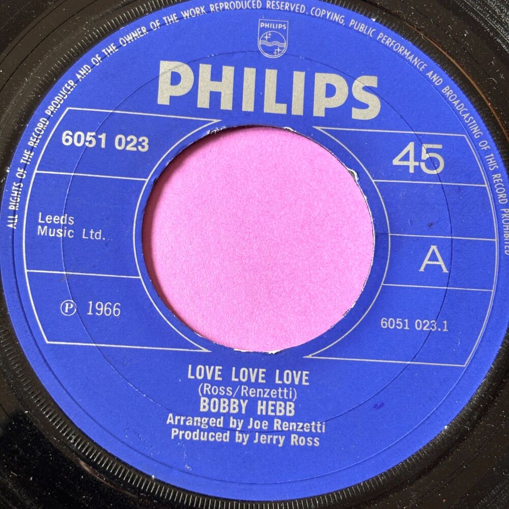 Bobby Hebb-Love love love-UK Philips E+