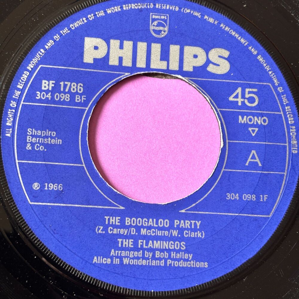Flamingos-The boogaloo party-UK Philips E+